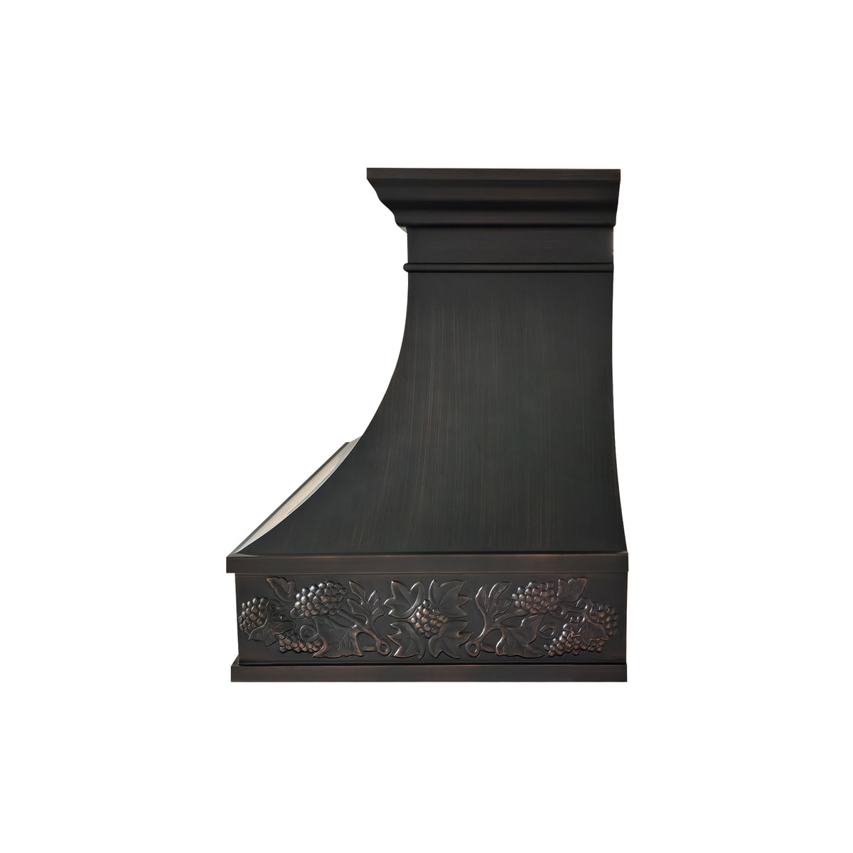 USA Classic Dark Antique Handcrafted Copper Vent Hood URHC-116