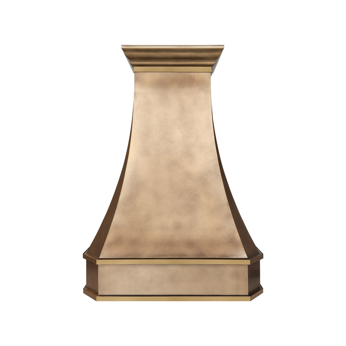 USA Classic Handmade Non-directional Antique Brass Range Hood URHB-136