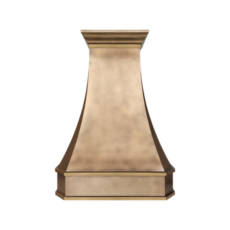 USA Classic Handmade Non-directional Antique Brass Range Hood URHB-136