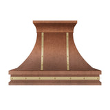 USA Classic Handmade Weathered Copper Kitchen Hood URHC-107