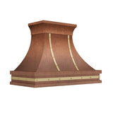 USA Classic Handmade Weathered Copper Kitchen Hood URHC-107