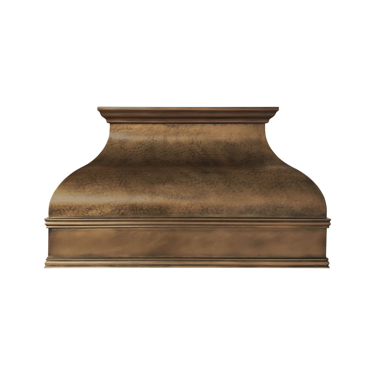 USA Classic Non-direction Antique Brass Vent Hood with Soft Hammered Finish URHB-145