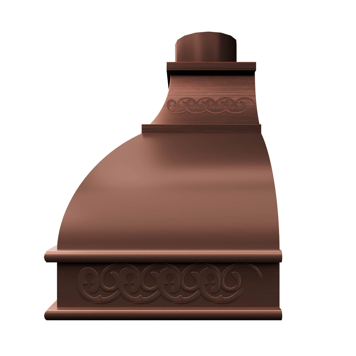 USA Copper Range Hood with Artisan Apron URHC-09