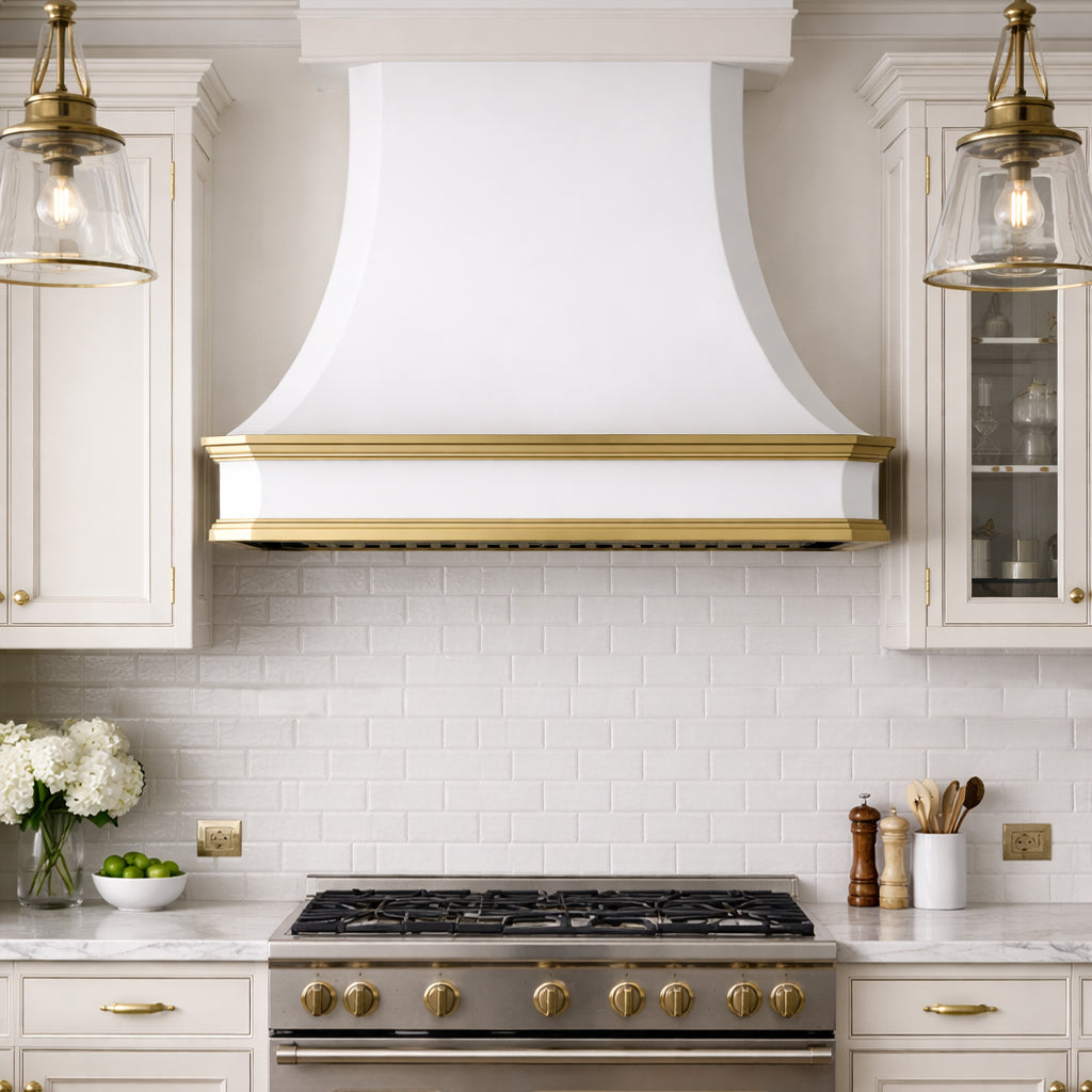 USA Curved Stainless Steel Range Hood with Modern Elegance URHS-91