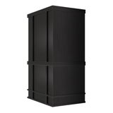 USA Custom Artisan Stainless Steel Vent Hood with Black Finish URHS-07
