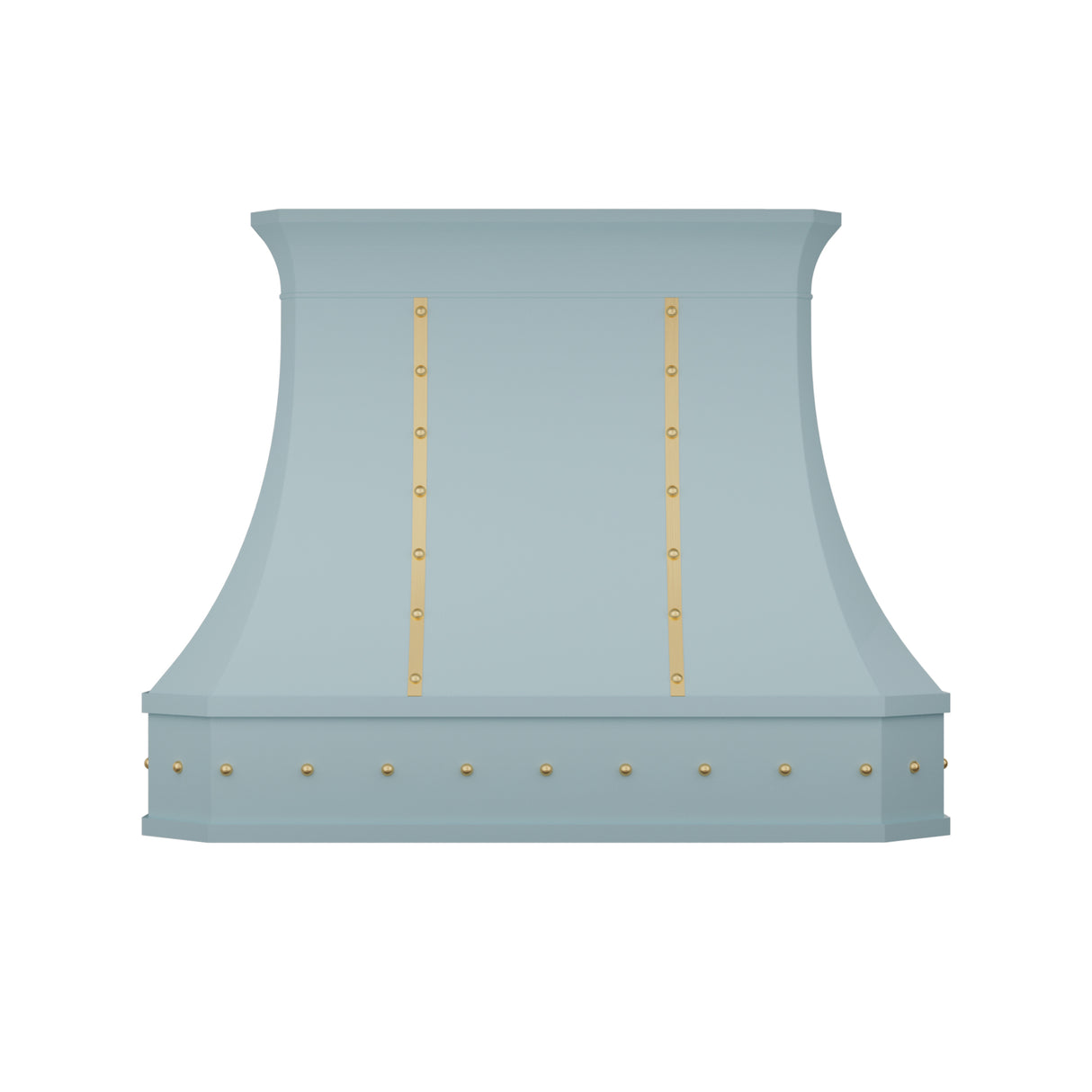 USA Custom Baby Blue Luxury Stainless Steel Vent Hood URHS-227