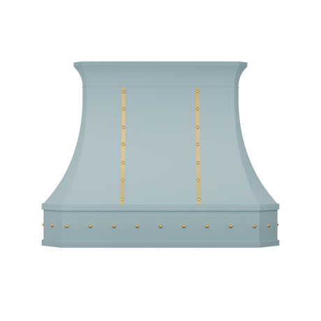 USA Custom Baby Blue Luxury Stainless Steel Vent Hood URHS-227