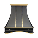 USA Custom Black Stainless Steel Metal Range Hood URHS-28