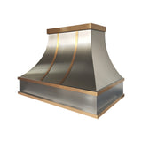 USA Custom Brushed Stainless Steel Kitchen Range Hood URHS-66