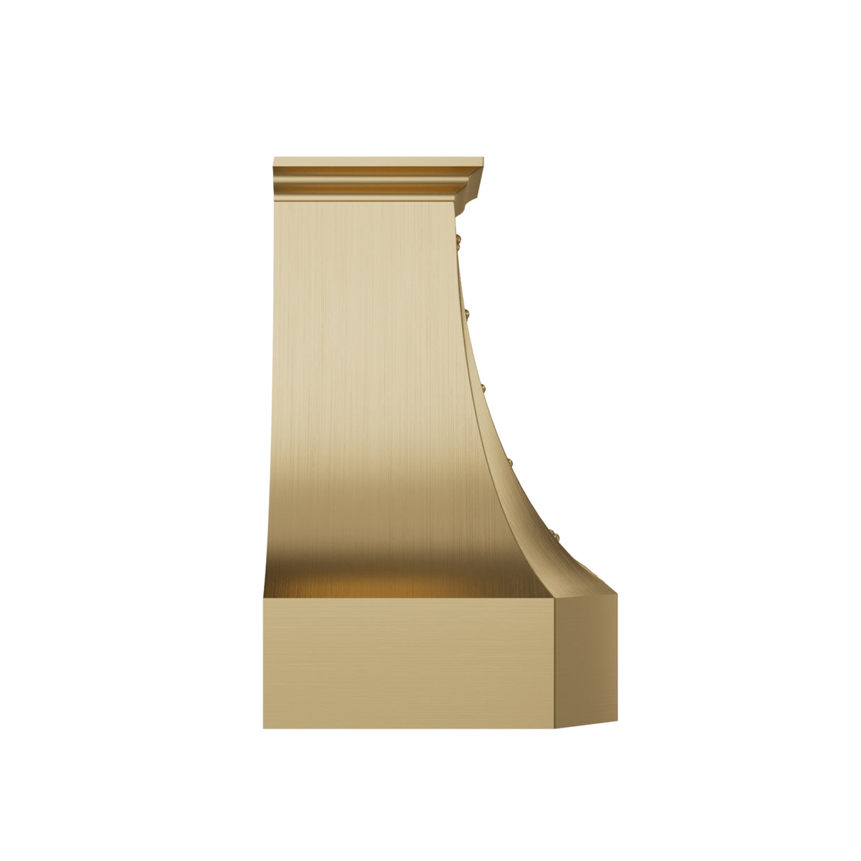 USA Custom Luxury Brass Range Hood with Arch Apron URHB-95