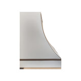 USA Custom White Stainless Steel Stove Hood URHS-183