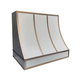 USA Custom White Stainless Steel Stove Hood URHS-183