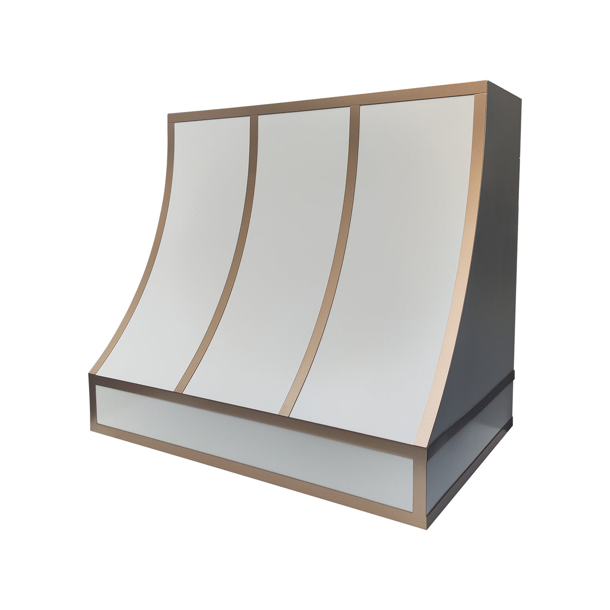 USA Custom White Stainless Steel Stove Hood URHS-183