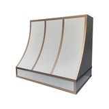 USA Custom White Stainless Steel Stove Hood URHS-183