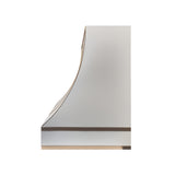 USA Custom White Stainless Steel Stove Hood URHS-183