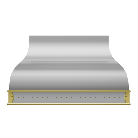 USA Custom Modern Stainless Steel Kitchen Hood with Simple Rivets URHS-35