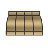 USA Custom Brass Kitchen Hood for Stove URHB-13