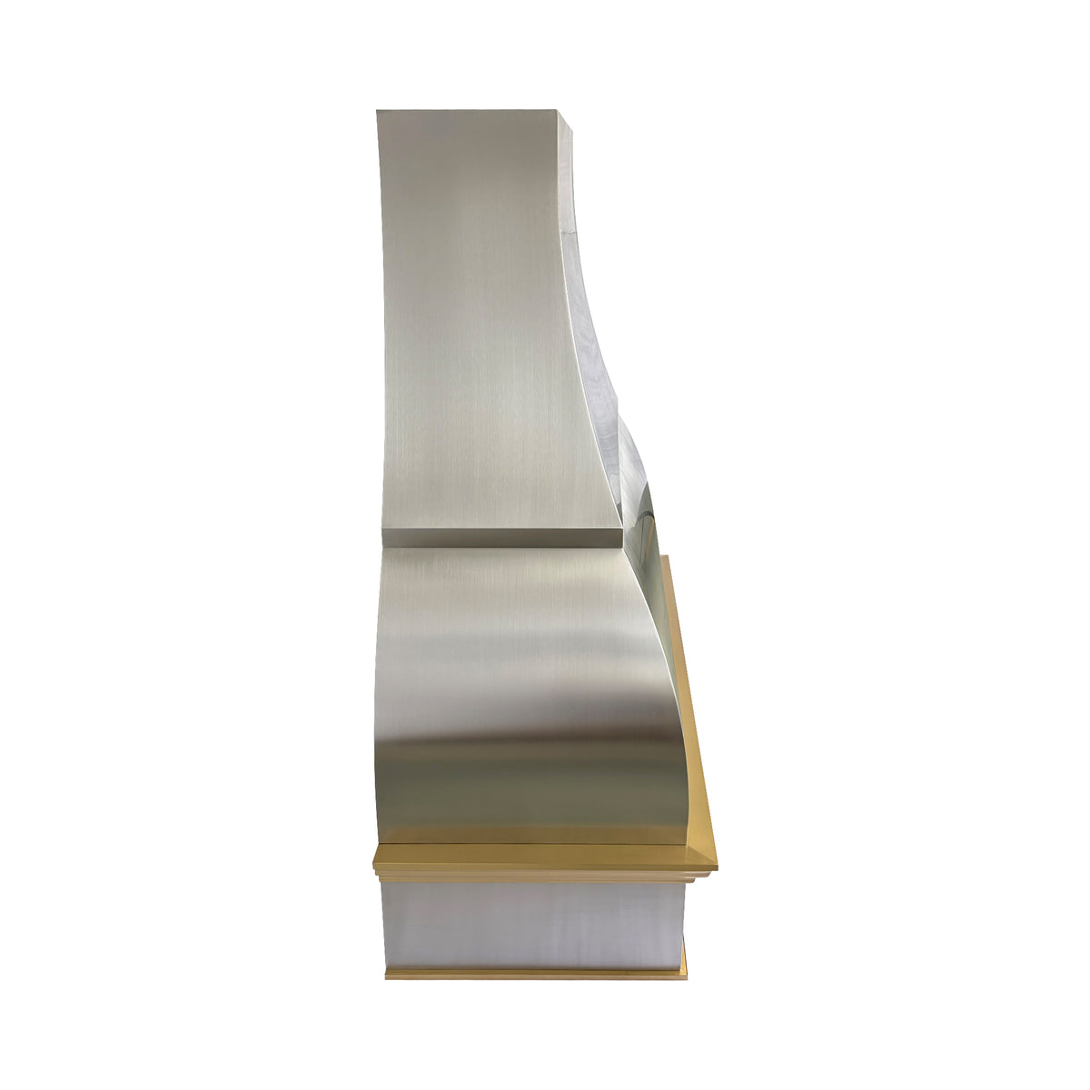 USA Custom Stainless Steel Kitchen Hood with Designer Apron URHS-255