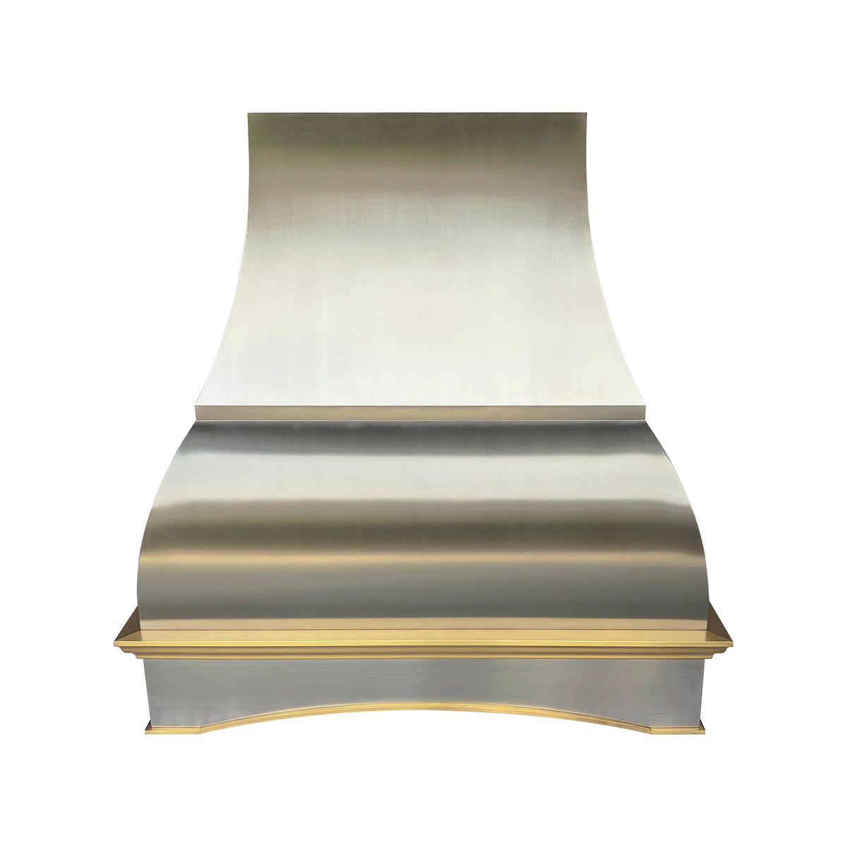 USA Custom Stainless Steel Kitchen Hood with Designer Apron URHS-255