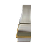 USA Custom Stainless Steel Kitchen Hood with Designer Apron URHS-255