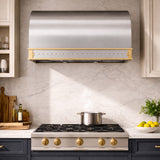USA Custom Stainless Steel Kitchen Range Hoods for Modern Kitchen URHS-52