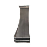 USA Custom Stainless Steel Range Hood with Polished Straps URHS-30