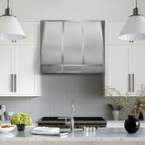 USA Custom Stainless Steel Range Hood with Straps URHS-02