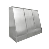 USA Custom Stainless Steel Range Hood with Straps URHS-02