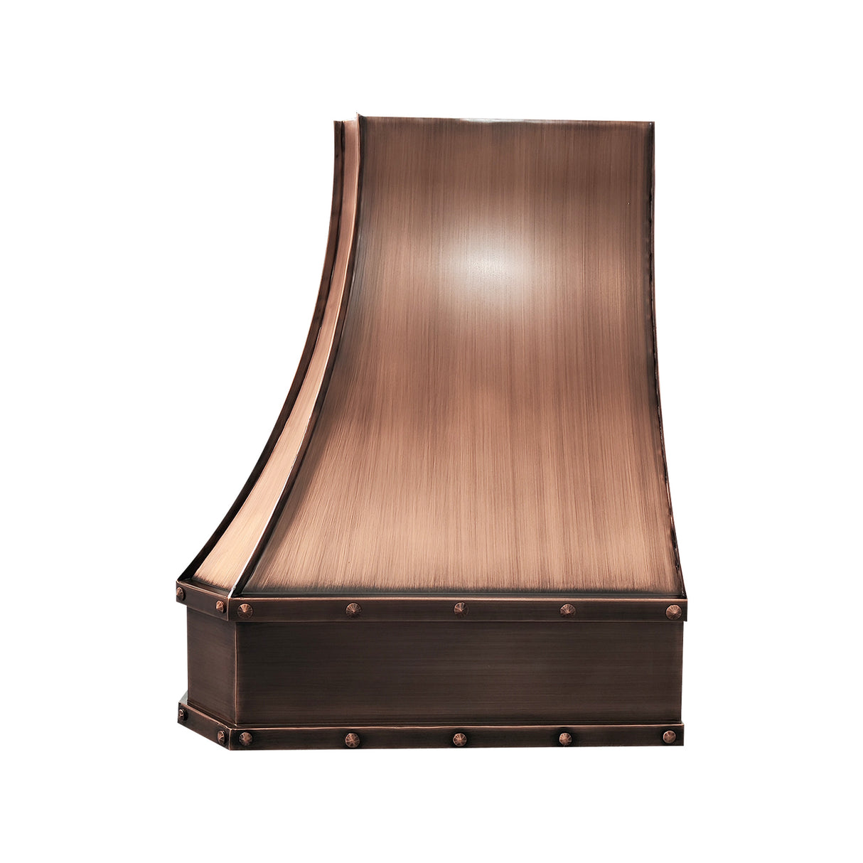 USA Luxury Copper Vent Hood With Sculptural Apron URHC-24
