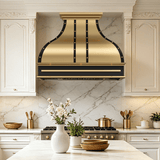 USA Designer Bell Shaped Brass Exhuast Hood URHB-107