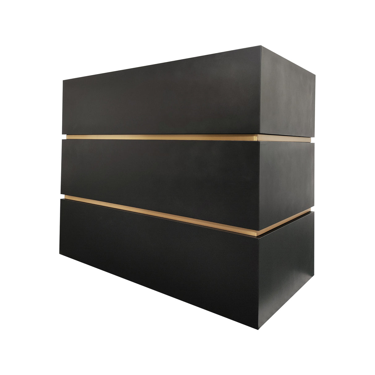 USA Designer Box Shaped Black Stainless Steel Exhaust Hood URHS-213