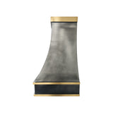 USA Designer Custom Dark Zinc Stove Hood URHZ-20