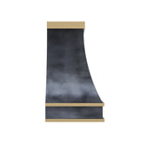 USA Designer Custom Dark Zinc Stove Hood URHZ-20