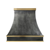 USA Designer Custom Dark Zinc Stove Hood URHZ-20