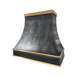 USA Designer Custom Dark Zinc Stove Hood URHZ-20