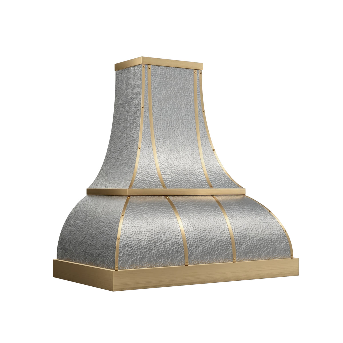 USA Designer Custom Hammered Stainless Steel Kitchen Hood URHS-264