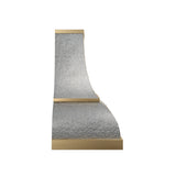USA Designer Custom Hammered Stainless Steel Kitchen Hood URHS-264