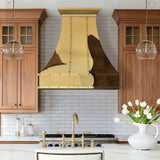 USA Designer Custom Polished Brass Vent Hood URHB-123