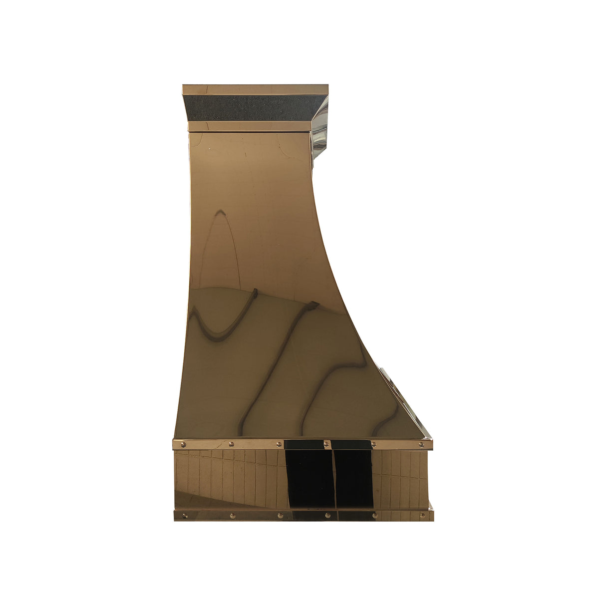 USA Designer Custom Polished Brass Vent Hood URHB-123
