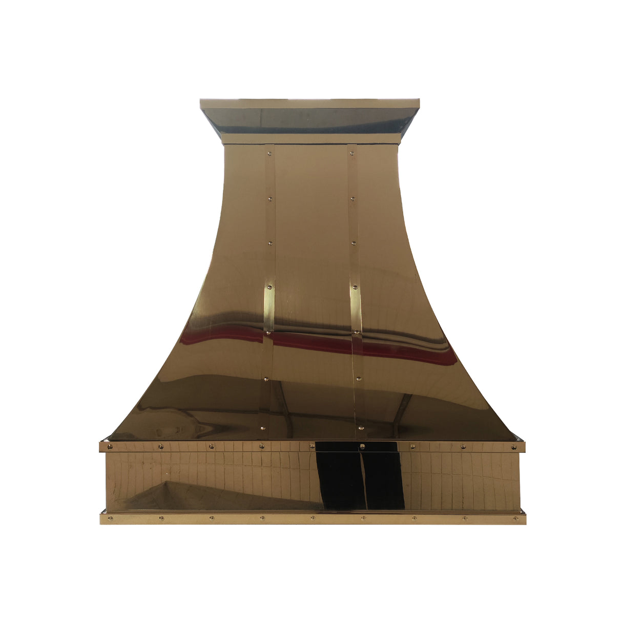USA Designer Custom Polished Brass Vent Hood URHB-123
