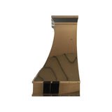 USA Designer Custom Polished Brass Vent Hood URHB-123