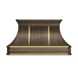 USA Designer Handcrafted Antique Brass Exhaust Hood URHB-162