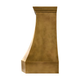 USA Designer Non-directional Antique Brass Kitchen Hood with Arch Apron URHB-167