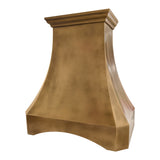 USA Designer Non-directional Antique Brass Kitchen Hood with Arch Apron URHB-167