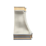 USA Designer Stainless Steel Vent Hood with Brass Straps URHS-156
