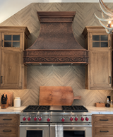 USA Elegant Antique Custom Copper Stove Vent Hoods URHC-33