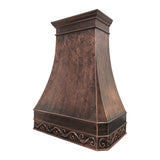 USA Elegant Antique Custom Copper Stove Vent Hoods URHC-33