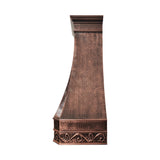 USA Elegant Antique Custom Copper Stove Vent Hoods URHC-33