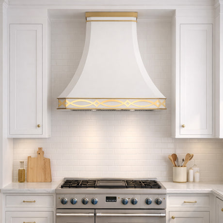 USA Florida White Stainless Steel Stove Hood URHS-214
