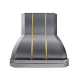 USA Geometric Custom Stainless Steel Hood for Contemporary Kitchen URHS-27